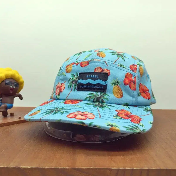[BUNJANG] Barrel Floral Multi Hawaiian Camp Cap / 화이어언 캠프캡 모자 배럴 BARREL 플로랄 멀티
