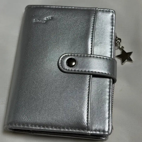 [BUNJANG] Sleepsheep A7 Mini 5-Hole Silver Diary Binder / sleepsheep A7 미니5공 실버 다이어리 바인더