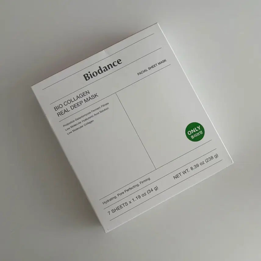 [BUNJANG] Biodance Bio Collagen Real Deep Mask 7 Sheets (Sealed) / 바이오던스 바이오 콜라겐 리얼 딥 마스크 7매 (미개봉)