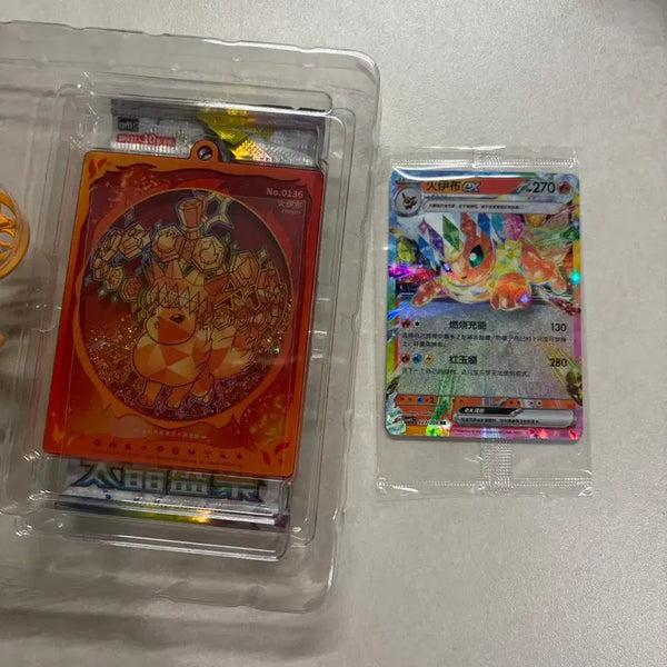 [BUNJANG] Pokemon Terastal Eeveelutions Quicksand Glitter Pendant Card Case Keychain / (히든)포켓몬 테라스탈 이브이즈 퀵샌드 글리터 펜던트 카드 케이스 키링