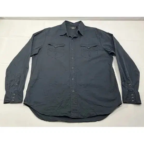[BUNJANG] RRL Western Shirt Charcoal XL / rrl 웨스턴셔츠 차콜xl