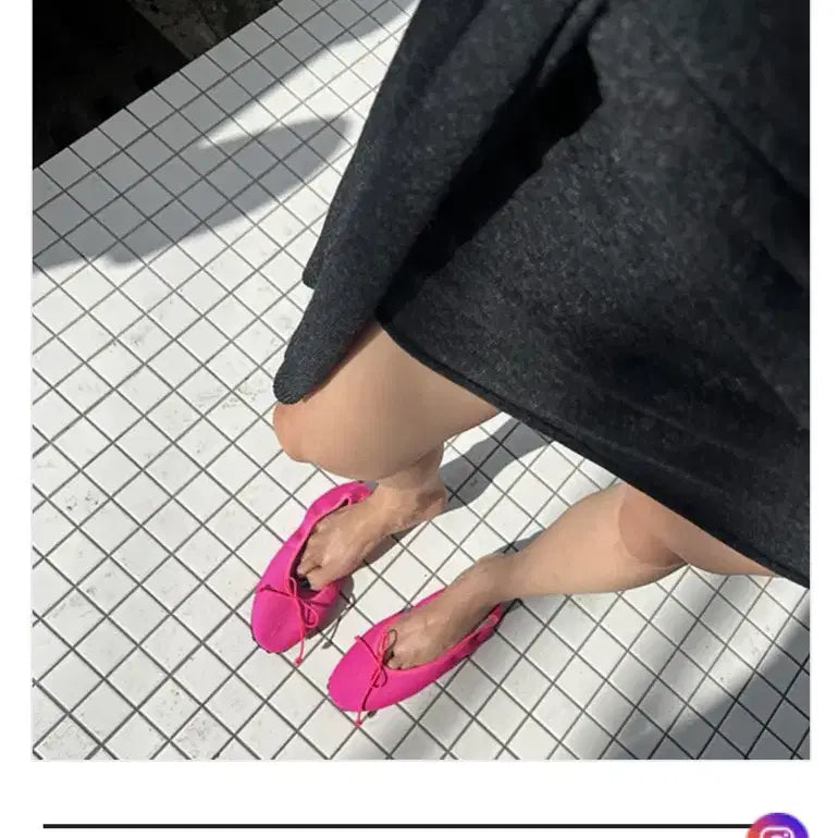 [BUNJANG] Jeongsallong Pink Flat Shoes (New) / 정싸롱 핑크 플랫 (새상품)