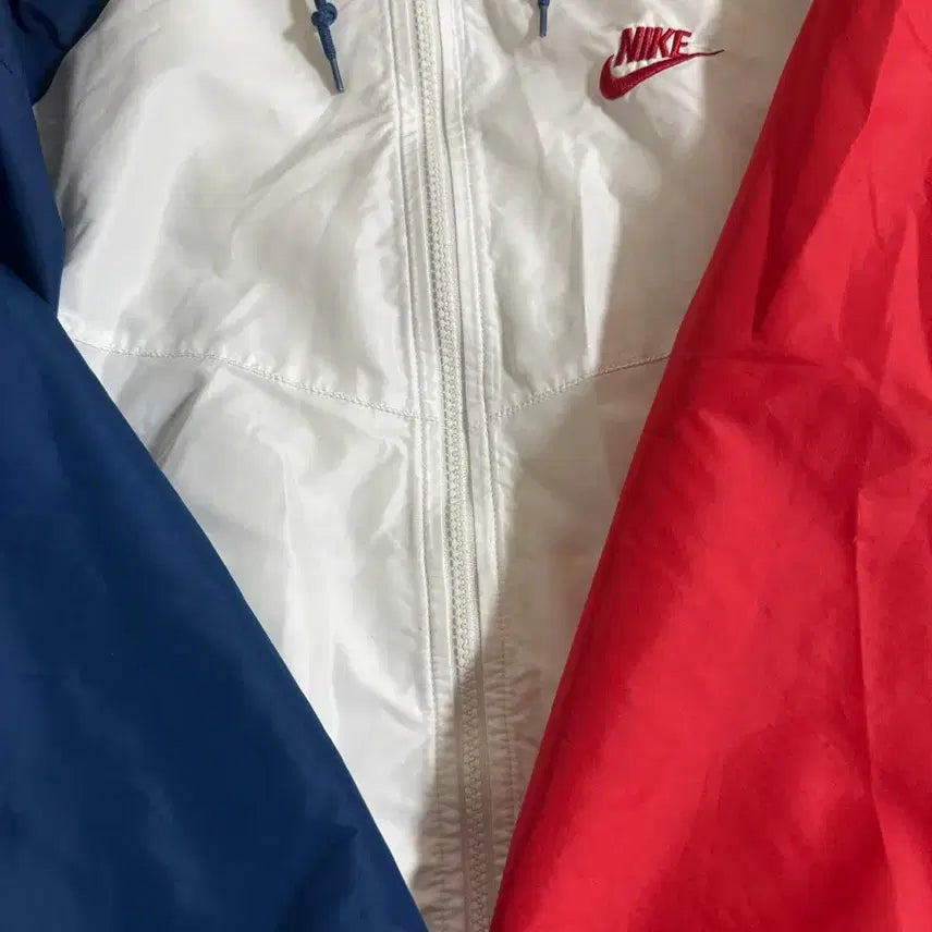 [BUNJANG] Nike Windbreaker Jacket Red/Blue / 나이키 바람막이 빨파