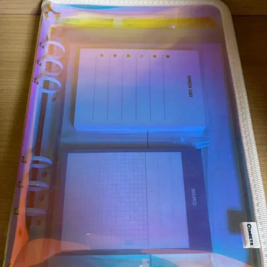 [BUNJANG] Connects Transparent Pouch Insert Set / [새상품] 커넥츠 투명 파우치 속지 세트