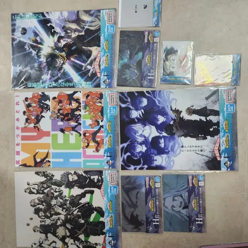 [BUNJANG] My Hero Academia Ichiban Shoji Upper Prize Bundle / 나의 히어로 아카데미 나히아 히로아카  언제까지 손을 제일복권 하위상일괄