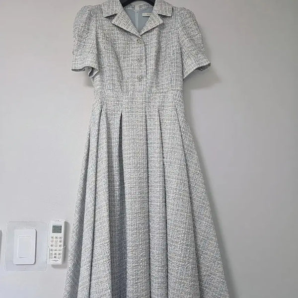 [BUNJANG] JJ JIGOTT Tweed Long Dress / JJ지고트 트위드 롱원피스