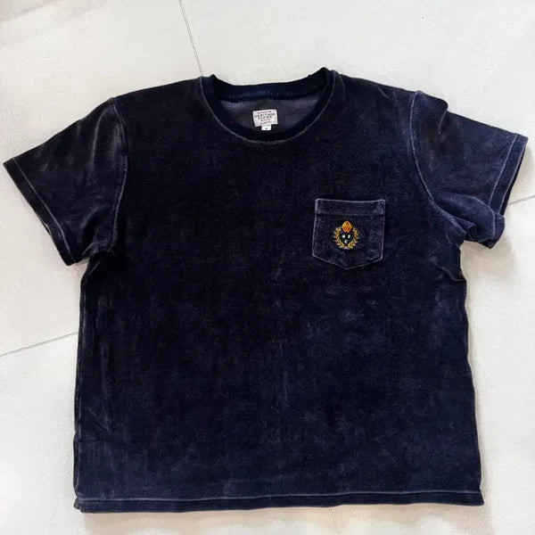 [BUNJANG] Heritage Floss Terry Cotton Short Sleeve T-Shirt / 헤리티지플로스 테리코튼 반팔