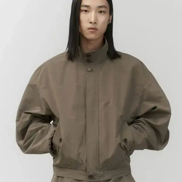 [BUNJANG] Momento Ripstop Jumper Brown / M) 아모멘토 립스탑 점퍼 브라운