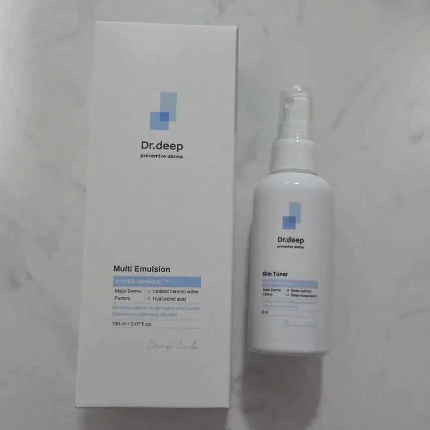 [BUNJANG] Dr. Deep Multi Emulsion + Skin Toner / 닥터딥 멀티 에멀전 + 스킨 토너