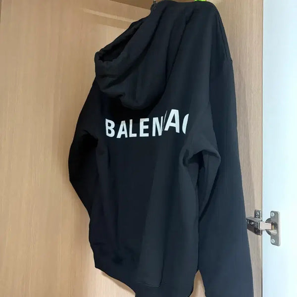 [BUNJANG] Balenciaga Back Logo Hoodie T-Shirt / XS) 백로고 후드티셔츠