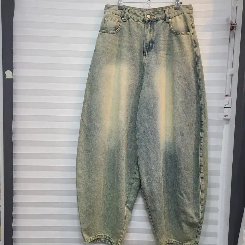[BUNJANG] Women's Wide Leg Jeans / 통 청바지