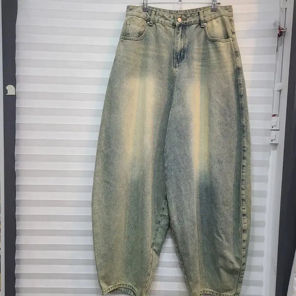 [BUNJANG] Women's Wide Leg Jeans / 통 청바지