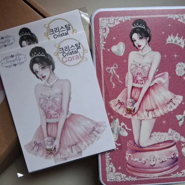 [BUNJANG] Songvely Crystal Tin Case Set / [송블리] 크리스탈 틴케이스