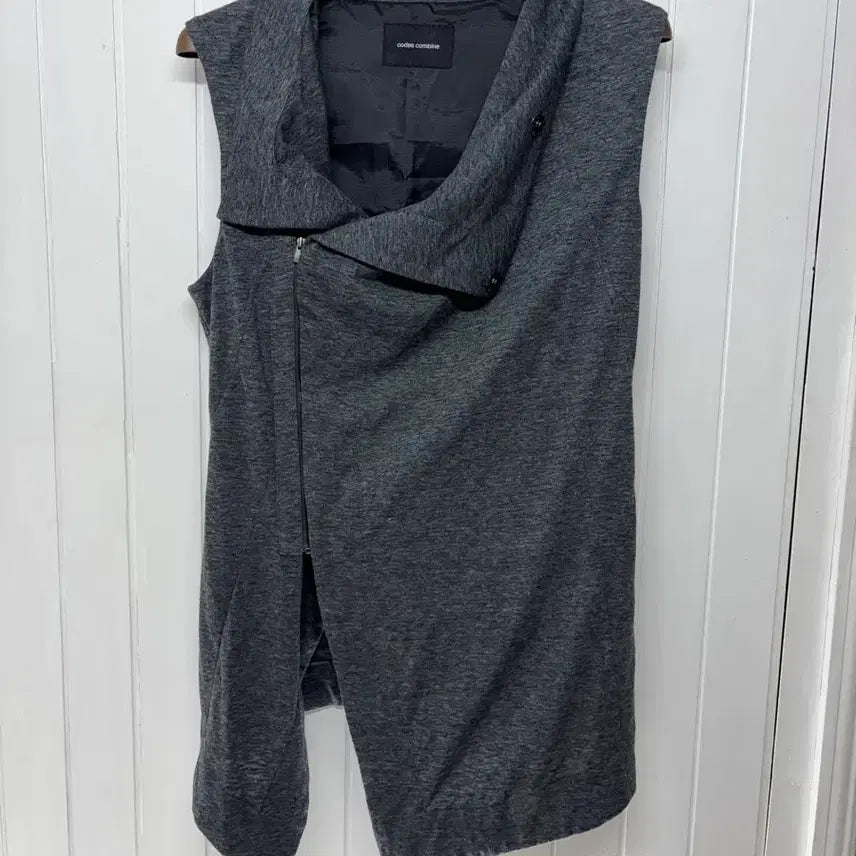 [BUNJANG] Code:z Combined Grey Tailored Vest Women's Size 55 / 코데즈컴바인 그레이 테일러드 베스트 여성55 ㅡ0707