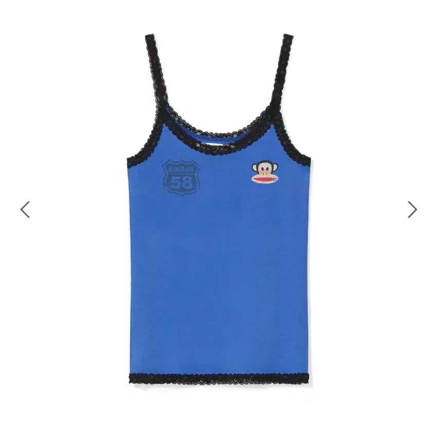 [BUNJANG] Paul Frank Sunburn Project Sleeveless Top Blue S / [당일발송/현물] 썬번프로젝트 폴프랭크 슬리브리스 탑 블루 S 새상품