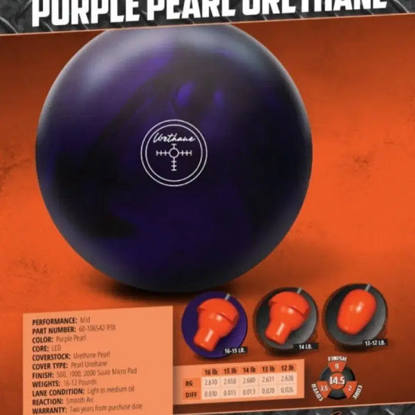 [BUNJANG] Urethane Hammer Bowling Ball Purple Pin 15lb / 우레탄 햄머 퍼플 보라핀 15p