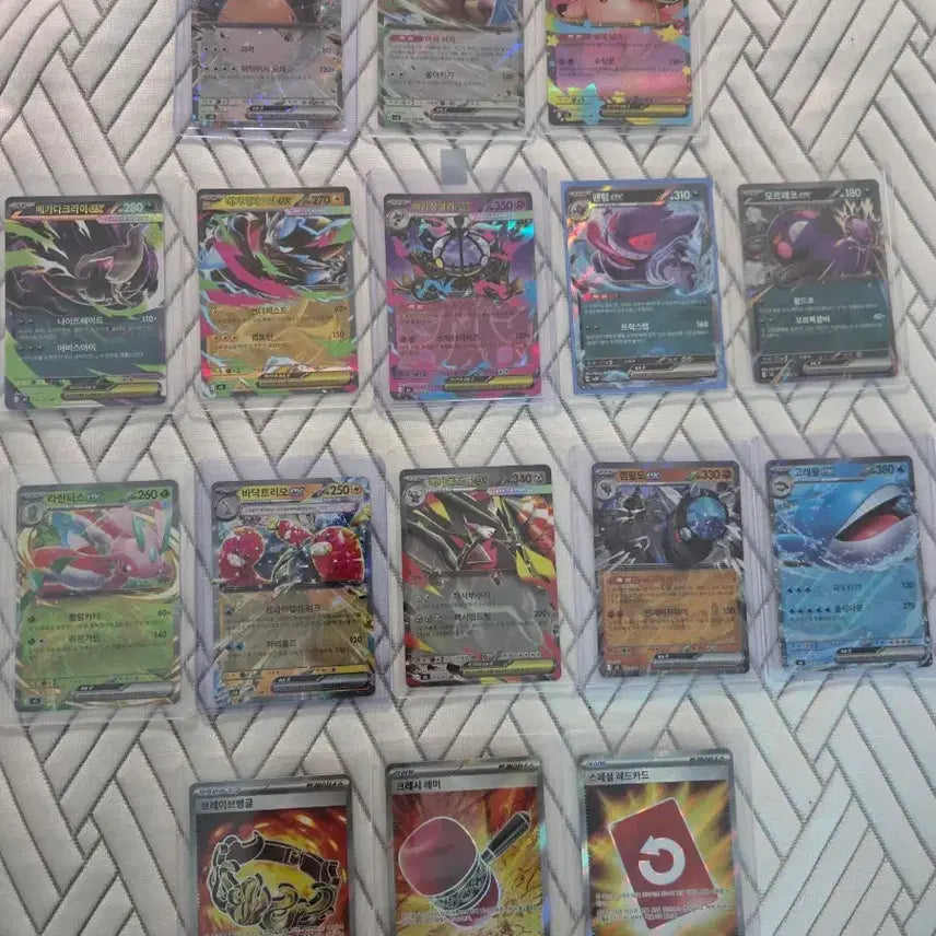 [BUNJANG] Pokemon Cards EX, RR, SR Bundle Set / 포켓몬 카드 ex / RR / SR  일괄 판매