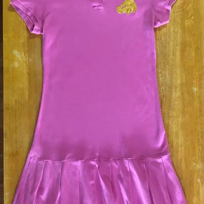 [BUNJANG] Teenie Weenie Collar Pleated Short Sleeve Dress / 티니위니 카라 플리츠 반팔 원피스