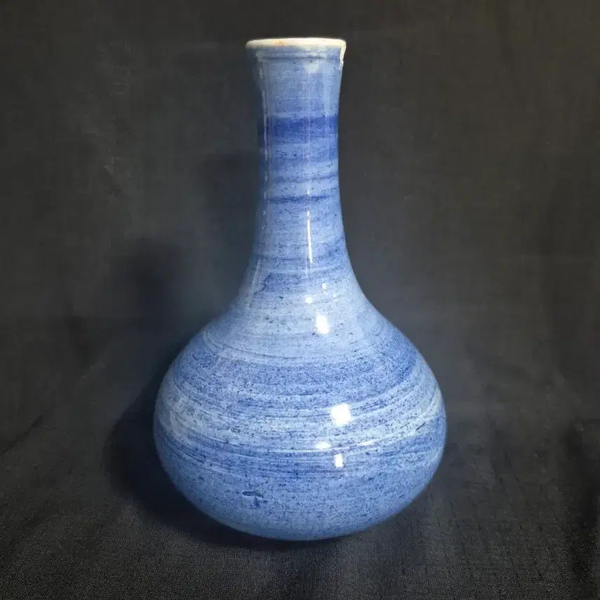 [BUNJANG] Celadon Porcelain Vase with Brushstroke Detail / 청채 누리 주병 물병 술병 화병