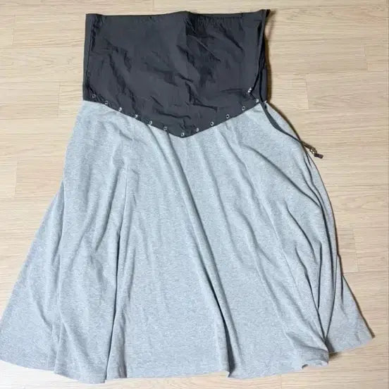 [BUNJANG] Grey Long Skirt (New with Tags) / 그레이 롱 스커트 F (텍 있는 새상품) 반택포함가격