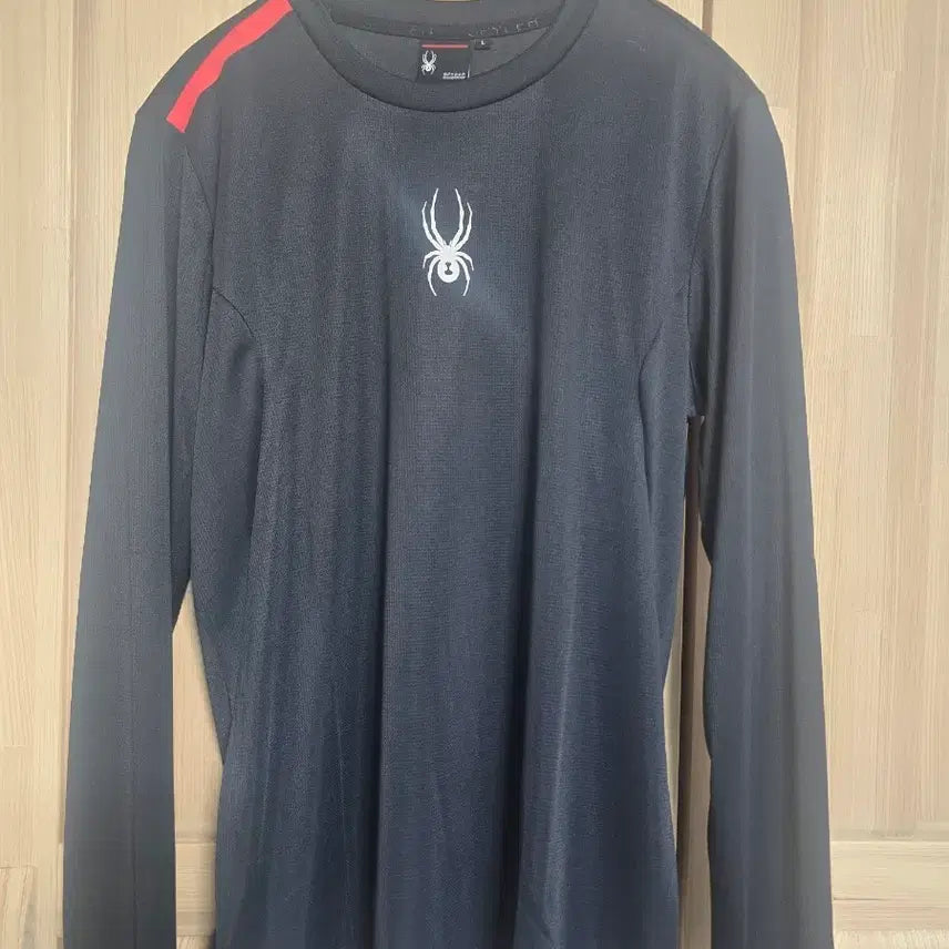 [BUNJANG] Spyder Long Sleeve Performance T-Shirt Black / 스파이더 롱슬리브 기능성 티셔츠 검정