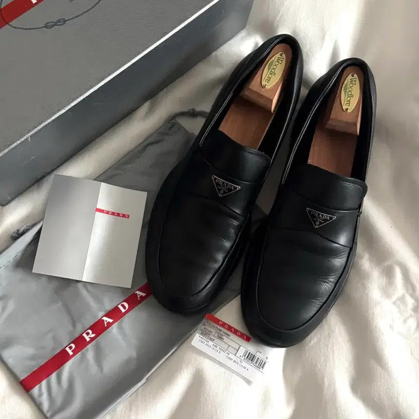 [BUNJANG] Prada Sport Metal Logo Loafers / [280] 프라다 스포츠 메탈 로고 로퍼 풀박스