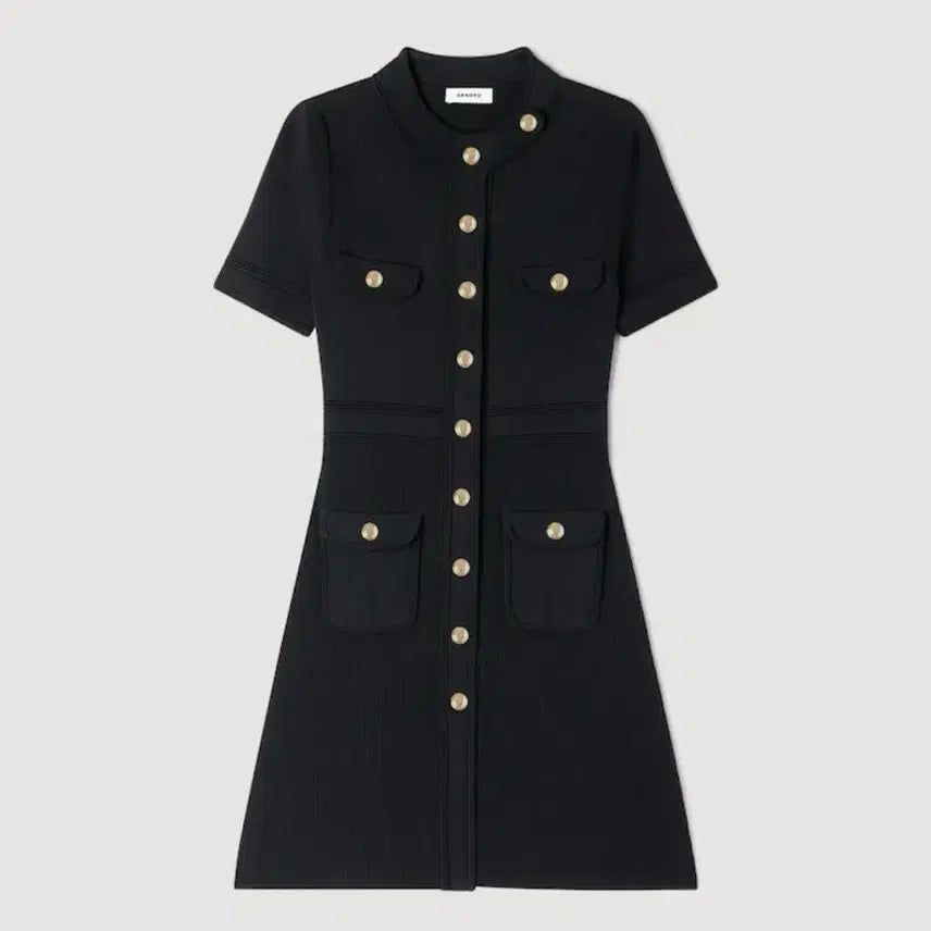 [BUNJANG] Sandro Black Dress / 산드로 블랙 원피스(정품)