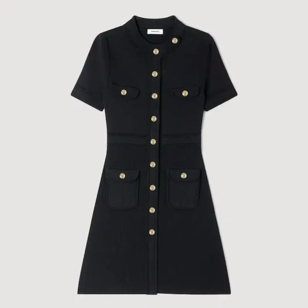 [BUNJANG] Sandro Black Dress / 산드로 블랙 원피스(정품)
