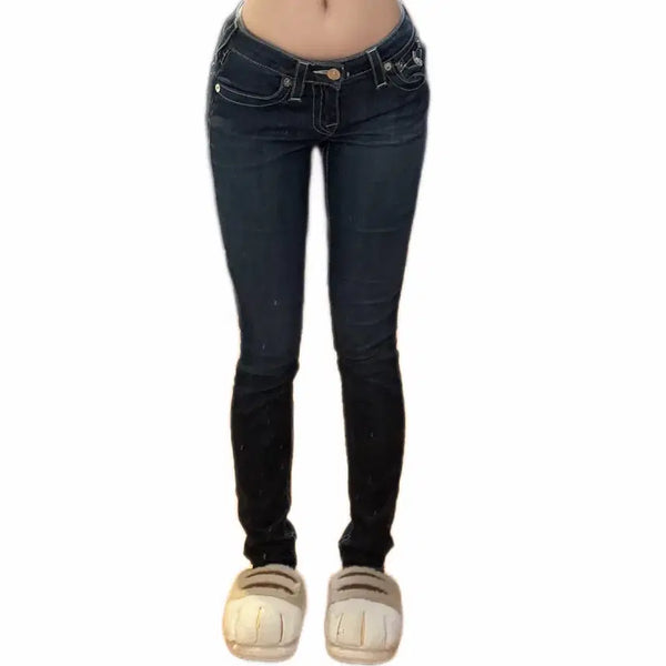 [BUNJANG] True Religion Low Rise Skinny Denim Pants / 트루릴리전 로우라이즈 스키니 데님 팬츠