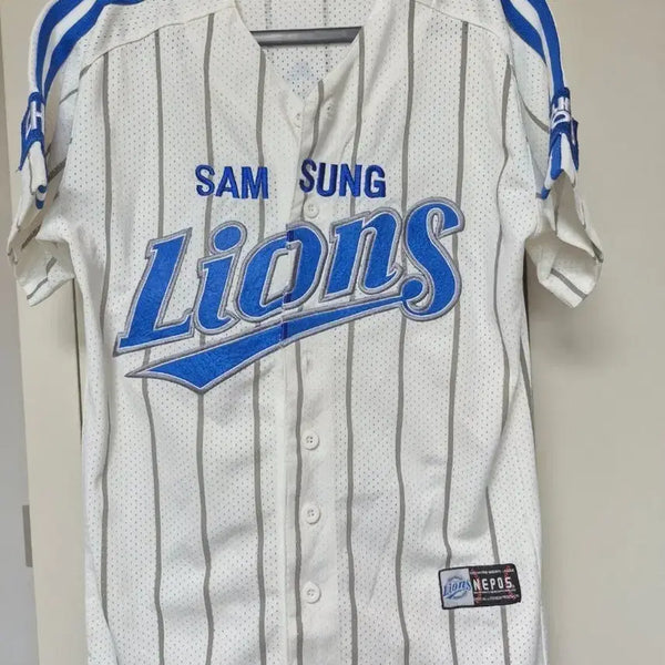 [BUNJANG] Samsung Lions Dynasty Era Home Uniform #90 Oh Seung Hwan Player Jersey / 삼성라이온즈 왕조시절 홈 유니폼 90사이즈 오승환 선수 마킹 판매합니다