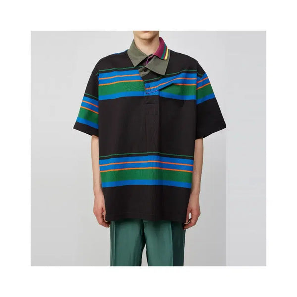 [BUNJANG] KOLOR Polo Shirt Dark Tone Size 2 / 컬러비콘 KOLOR 폴로셔츠 다크 톤 2사이즈 새제품 판매