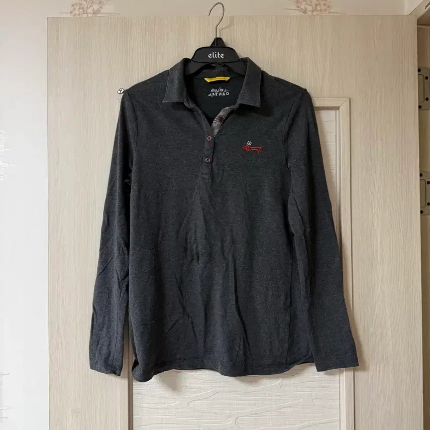 [BUNJANG] Louis Castel Men's Long-Sleeve Polo Shirt Size 100 / 루이까스텔 남성 카라 긴팔티 100