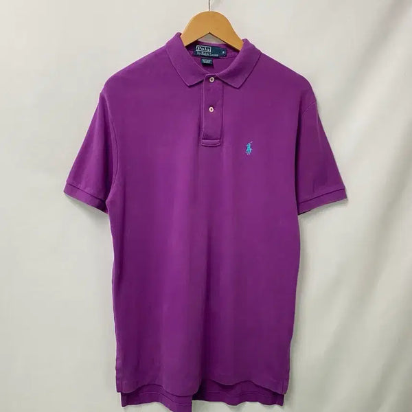 [BUNJANG] Polo Ralph Lauren Overfit Short-Sleeve Polo Shirt Purple S / 13.폴로 랄프로렌 오버핏 반팔 카라티 보라색 S