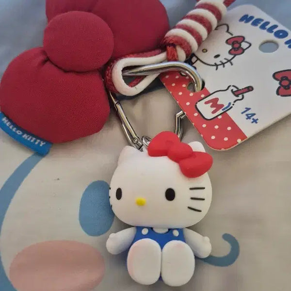 [BUNJANG] Red Ribbon Kitty Keychain / 빨간리본키티키링 새상품