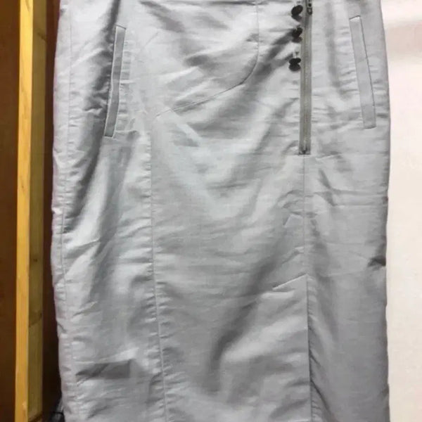[BUNJANG] Gray Long Skirt / 회색 롱스커트