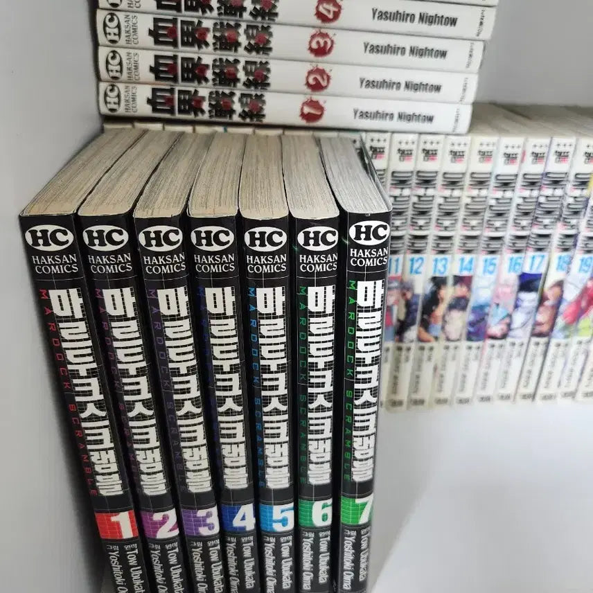 [BUNJANG] Mardock Scramble Complete Manga Set Volumes 1-7 / 마르두크스크램블 1-7(완)(전권)(만화책)