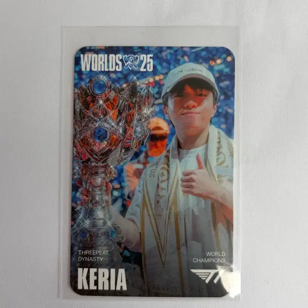 [BUNJANG] Keria 25 Worlds Commemorative Photocard / 케리아 25 월즈 기념 포토카드