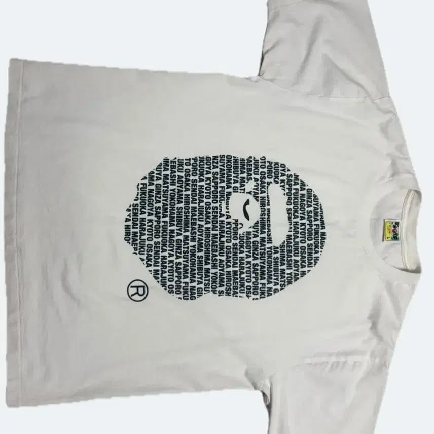 [BUNJANG] BAPE Japan Ape Head Print T-Shirt / 베이프 재팬 반팔티 L사이즈