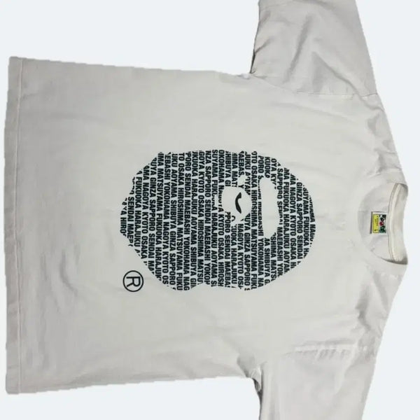[BUNJANG] BAPE Japan Ape Head Print T-Shirt / 베이프 재팬 반팔티 L사이즈