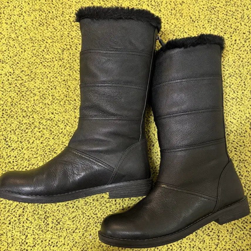 [BUNJANG] Michelle by Tandy Women's Fur Half Boots Black 235 / (새 제품급) 미셸by탠디 여성 퍼 하프부츠 블랙 235