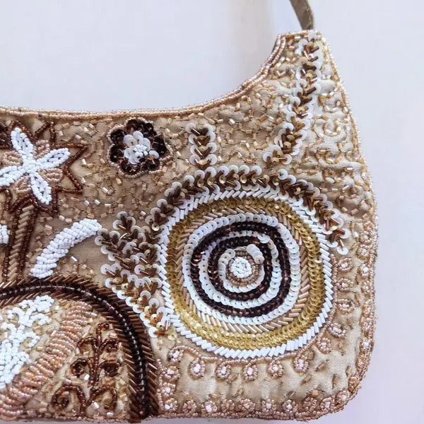 [BUNJANG] Beaded Shoulder Bag / 비즈 장식 숄더백