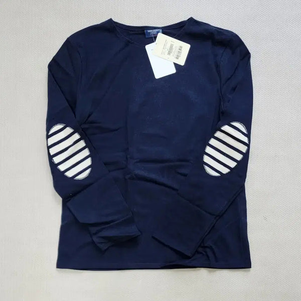[BUNJANG] Saint James Merid Mod Elbow Patch Long Sleeve T-Shirt Navy XL / 세인트제임스 Merid mod 엘보패치 긴팔 티셔츠 XL