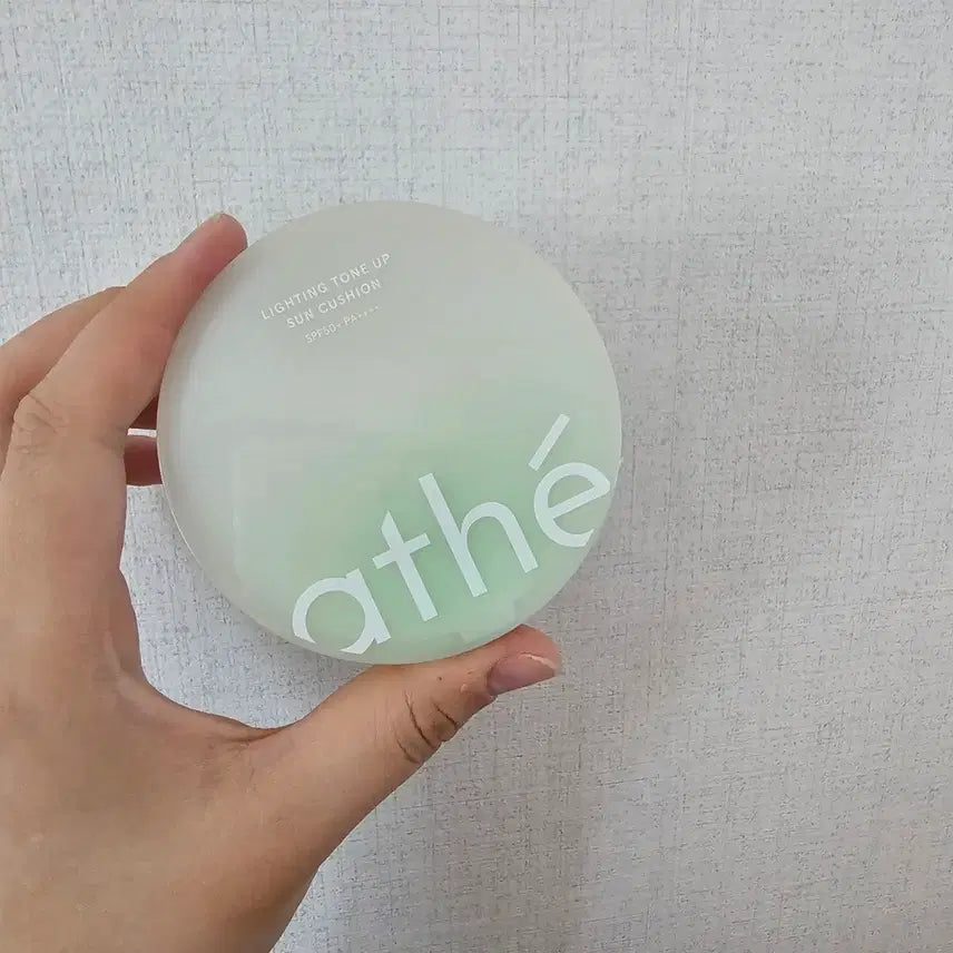 [BUNJANG] Ahtte Vegan Relief Lighting Tone-Up Sun Cushion (Veggie Green) / 아떼 비건 릴리프 라이팅 톤업 선쿠션 베지 그린