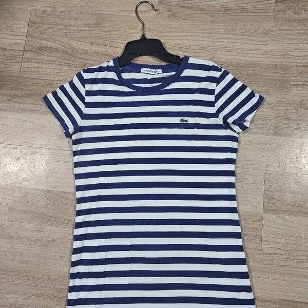 [BUNJANG] Lacoste Striped Short Sleeve T-Shirt / 라코스테 반팔티셔츠