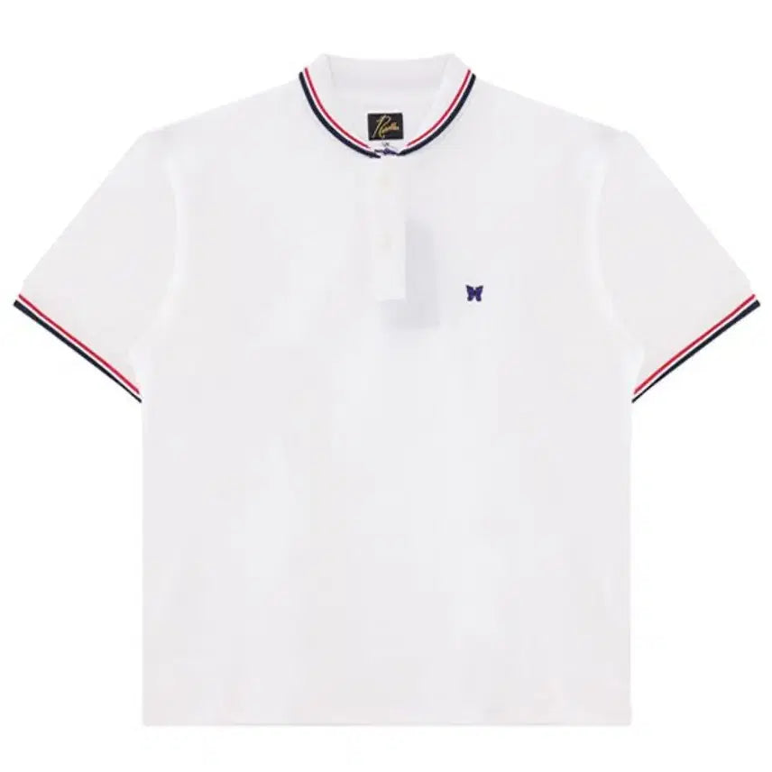 [BUNJANG] Needles Cotton Pique S/S Polo Shirt White Size S / 니들스 코튼 피케 셔츠  화이트 S사이즈 새상품 판매