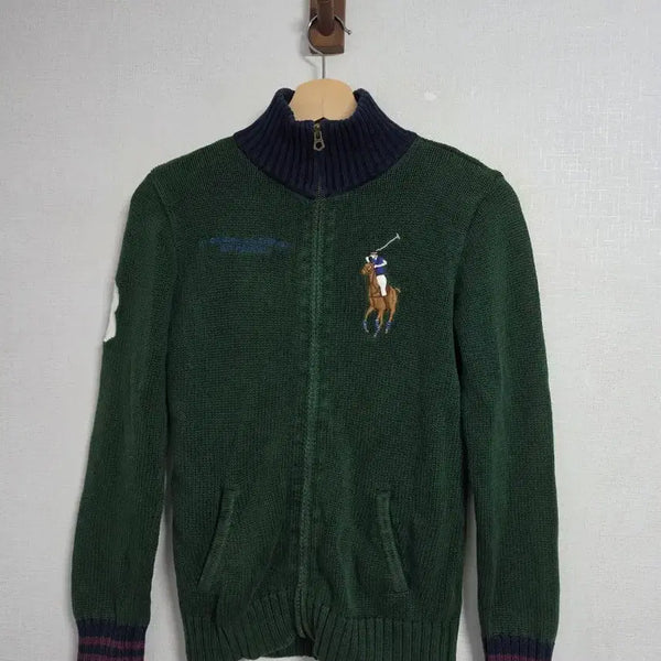 [BUNJANG] Polo Ralph Lauren Big Pony Zip-Up Knit Size 12/14 / 폴로 랄프로렌 빅포니 집업 니트  12/14