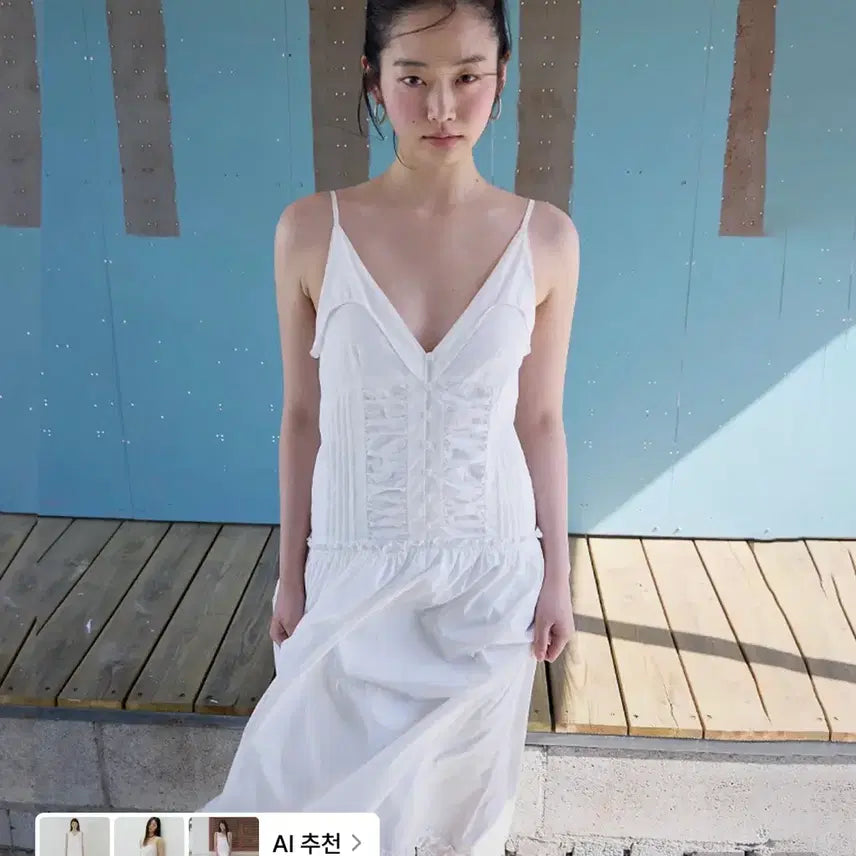 [BUNJANG] Michiko Koshino London Long Summer Dress / 미치코런던 코시노 원피스