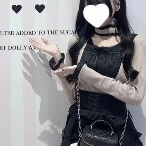 [BUNJANG] Pium Choker Blouse / 피움 초커 블라우스 pium 양산형 지뢰계 스나계 양지뢰