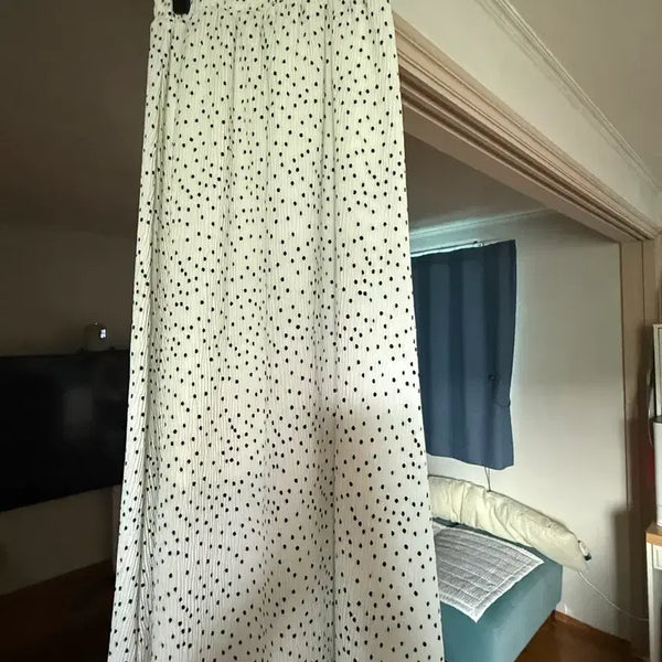 [BUNJANG] Polka Dot Pleated Skirt / 도트 주름 스커트 새상품