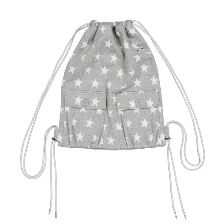 [BUNJANG] EXO Pocket Gym Sack Melange Grey / 셋업이엑스이 스타 포켓 짐색 멜란지 그레이